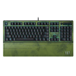 Razer BlackWidow V3 Mechanical Wired Gaming Keyboard (Halo Infinite Edition) Chroma RGB Tactile and Clicky - Green Switch