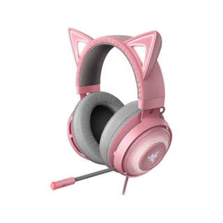 Razer Kraken Kitty Edition USB Gaming Headset With Chroma RGB Lighting Noise Cancelling Mic - Pink