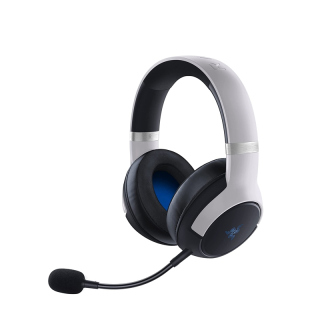 Razer Kaira Pro Dual Wireless/Bluetooth Gaming Headset With Haptics For PlayStation 5/4, PC &amp; Mobile Devices - White