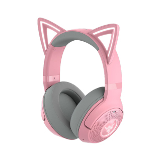 Razer Kraken Kitty V2 BT Quartz Edition Wireless/Bluetooth Gaming Headset RGB  With Kitty Ears - Pink