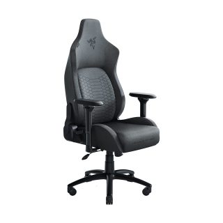Razer Iskur Fabric Edition Gaming Chair With Built-in Lumbar Support Metal & Plywood Frame Ultra-Soft, Spill-Resistant Fabric- Dark Gray