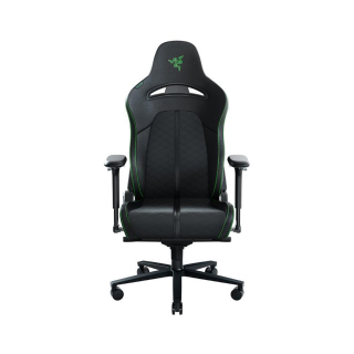 Razer Enki Gaming Chair, Built-in Lumbar Arch Optimized Cushion Density, 4D Armrests - Black/Green
