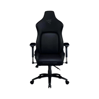 Razer Iskur XL Gaming Chair with Built-in Lumbar Support, PVC Leather 4D Armrests - Black