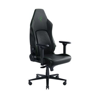 Razer Iskur V2 Gaming Chair with Adaptive Lumbar Support, Fully Adjustable lumbar Curve High Density Foam Cushions 4D Armrests - Black / Green