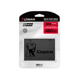 Kingston A400 480GB SATA 3 SSD 2.5&quot; Up to 500 MB/s/450 MB/s