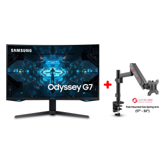 Samsung Odyssey G7 27" 2K-WQHD VA 240Hz 1ms QLED  HDR Curved Gaming Monitor - C27G75TQSM