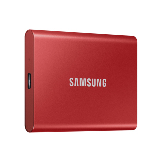 Samsung T7 2TB Portable SSD Up to 1050 MB/s Read Speed - Red