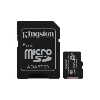 Kingston Canvas Select Plus 256GB MICRO SDXC 100MB/s Read A1 Class 10 UHS-I Memory Card 