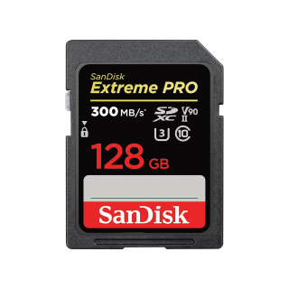 SanDisk Extreme Pro SDXC UHS-II Memory Card 128GB 4K 8K Full HD Video  Read Speed up to 300 MB/s