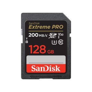 SanDisk Extreme Pro SDXC UHS-I Memory Card 128GB Read Speed up to 200 MB/s
