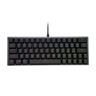 Cooler Master SK620 60% RGB Mechanical Wired Keyboard With Low Profile Linear Red Switch - Space Grey 