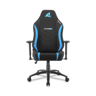 Sharkoon Skiller SGS20 Fabric Gaming Chair High-Density Mould Shaping Foam, Conventional Tilt, 3D Adjustable Armrests, Fabric Seat - Black/Blue