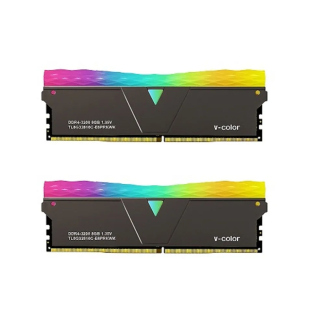 V-Color Prism Pro RGB 16GB (2x8GB) DDR4 3200MHz CL16 Memory Kit - Black