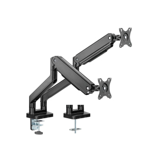 Twisted Minds Dual Monitor Arm - Black (Fit Screen Size 17" - 35" Flat & Curved Monitors)