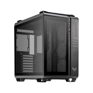 Asus TUF Gaming GT502 PLUS Mid Tower Steel Plastic TG Front Side & Left Side Tempered Glass Panel Case - Black
