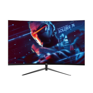 Twisted Minds 24&quot; FHD VA, 180HZ, 1ms, Freesync, Flick free, HDR Curved Gaming Monitor - Black
