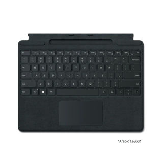 Microsoft Surface Pro 8 & Surface Pro 9 Signature Type Cover Keyboard - Black (arabic)