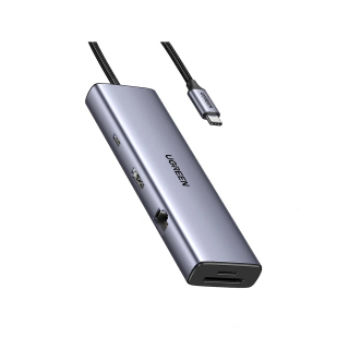 UGreen USB-C MultiFunction Adapter 9-In-1 for MacBook Pro, Type-C Laptops