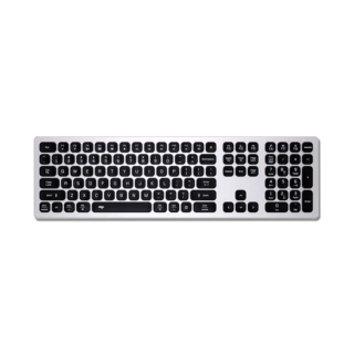 Aigo V800 Ultra Thin RGB Wired Keyboard For Mac & Windows - Silver