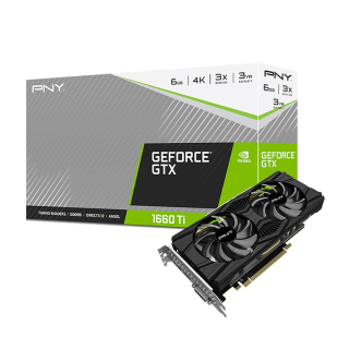 PNY GeForce GTX 1660 Ti Dual Fan 6 GB Graphics Card