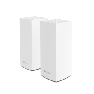Linksys Velop Whole Home Intelligent Mesh WiFi 6 (AX5300) System, Tri-Band, 2-pack