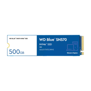 WD Blue SN570 500GB M.2 2280 PCIe Gen3 x4 NVMe SSD RW 3500/2300MB/s