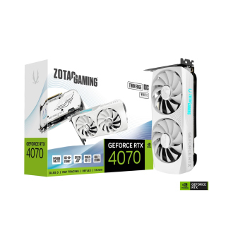 Zotac Gaming GeForce RTX 4070 Twin Edge White OC Edition 12GB GDDR6X Graphics Card