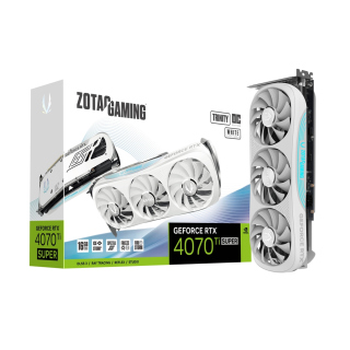 Zotac Gaming GeForce RTX 4070Ti Super Trinity White OC Edition 16GB GDDR6X DLSS 3 Graphics Card