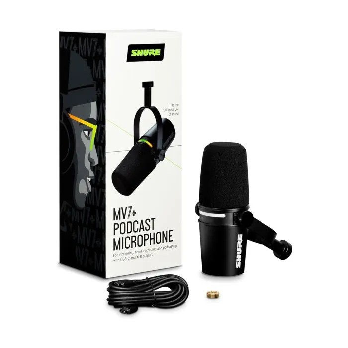 Shop Shure MV7+ Podcast Microphone For Streaming, Home Recording