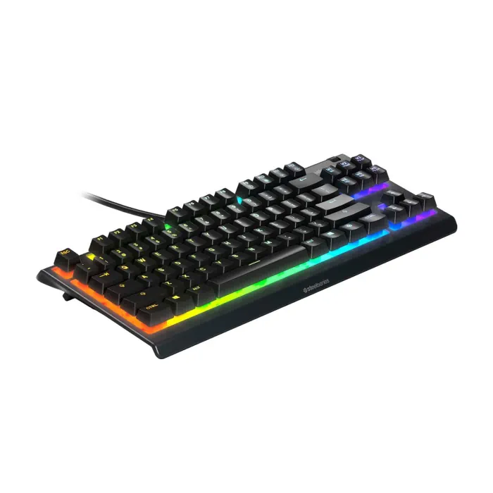 Shop SteelSeries Apex 3 TKL Wired RGB Gaming Keyboard Whisper