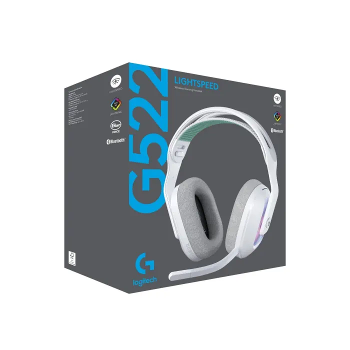Shop Logitech G522 Lightspeed Wireless Gaming Headset - White