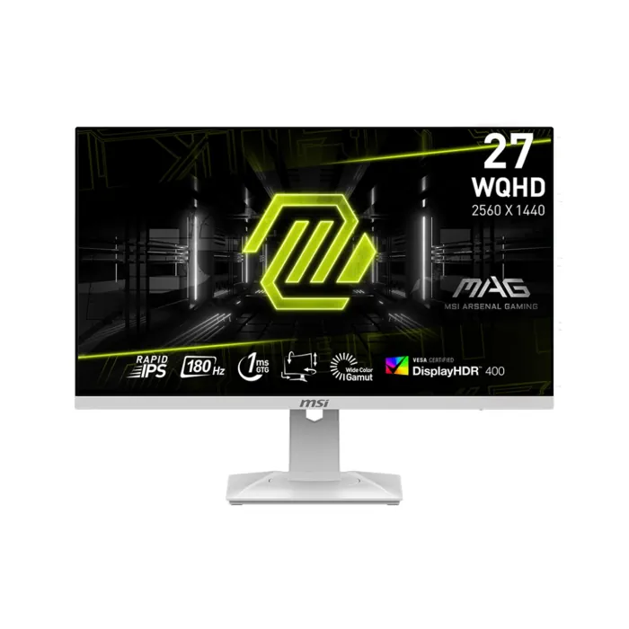 Shop MSI MAG 274QRFW 27-inch IPS Panel WQHD (2560X1440) 180Hz 1ms