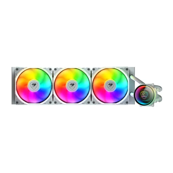 Shop Cougar Poseidon Elite ARGB 360 AIO Liquid Cooler - White