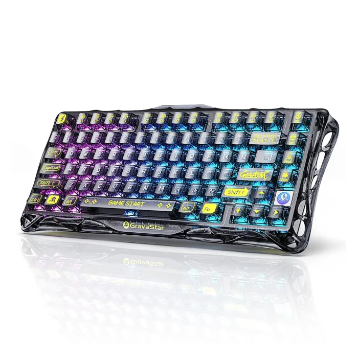 GravaStar Mercury K1 Lite 75% Wireless Mechannical Gaming Keyboard