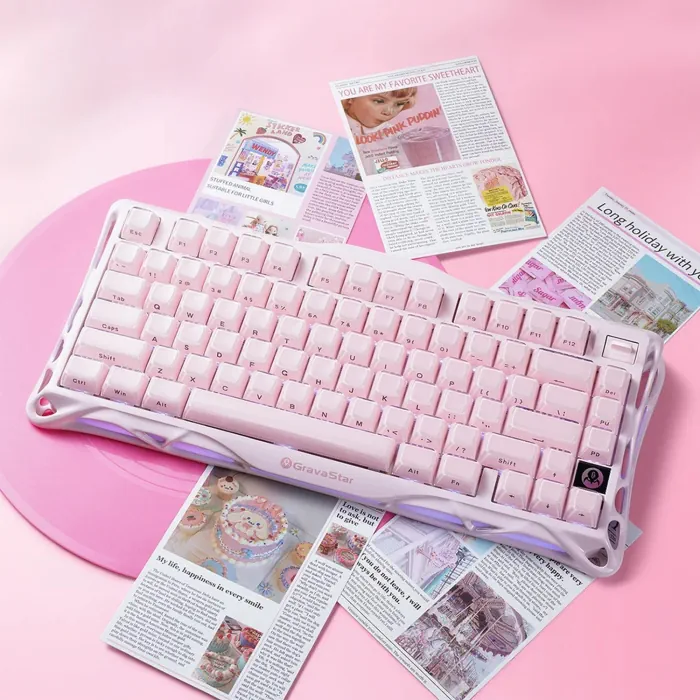 GravaStar Mercury K1 75% Wireless Mechanical Gaming Keyboard For