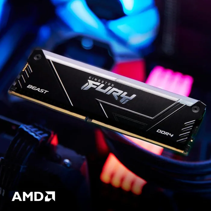 Shop Kingston Fury Beast RGB 16GB (2x8GB) DDR4 3200MHz CL16 Memory