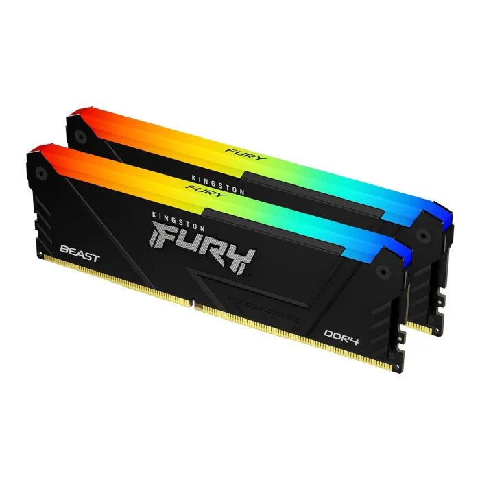 Shop Kingston Fury Beast RGB 64GB (2x32GB) DDR4 3200MHz CL16