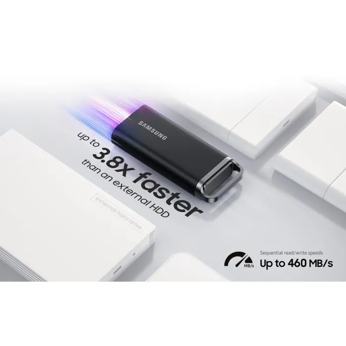 【新品未開封】Samsung Portable SSD T5 EVO 4TB Shop Samsung T5 Evo 4TB Portable SSD Up to 460 MB/s Read Speed