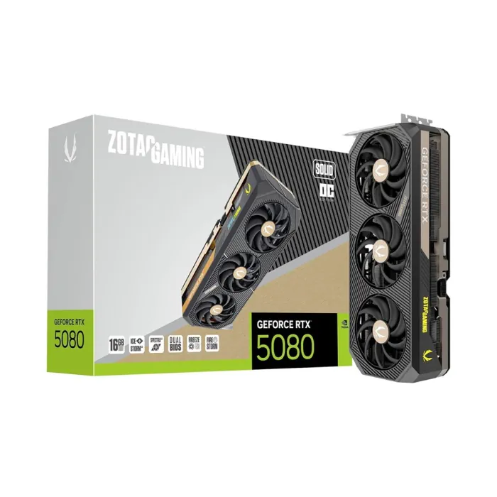 Shop Zotac Geforce RTX 5080 16GB Solid OC Edition GDDR7 Graphic