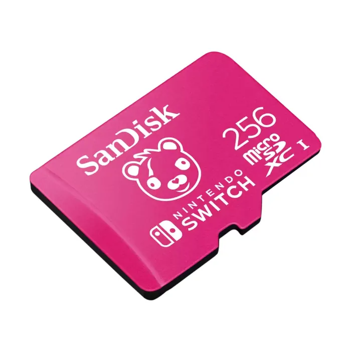 Sandisk 256GB microSDXC Memory Card,Nintendo Switch-Pink